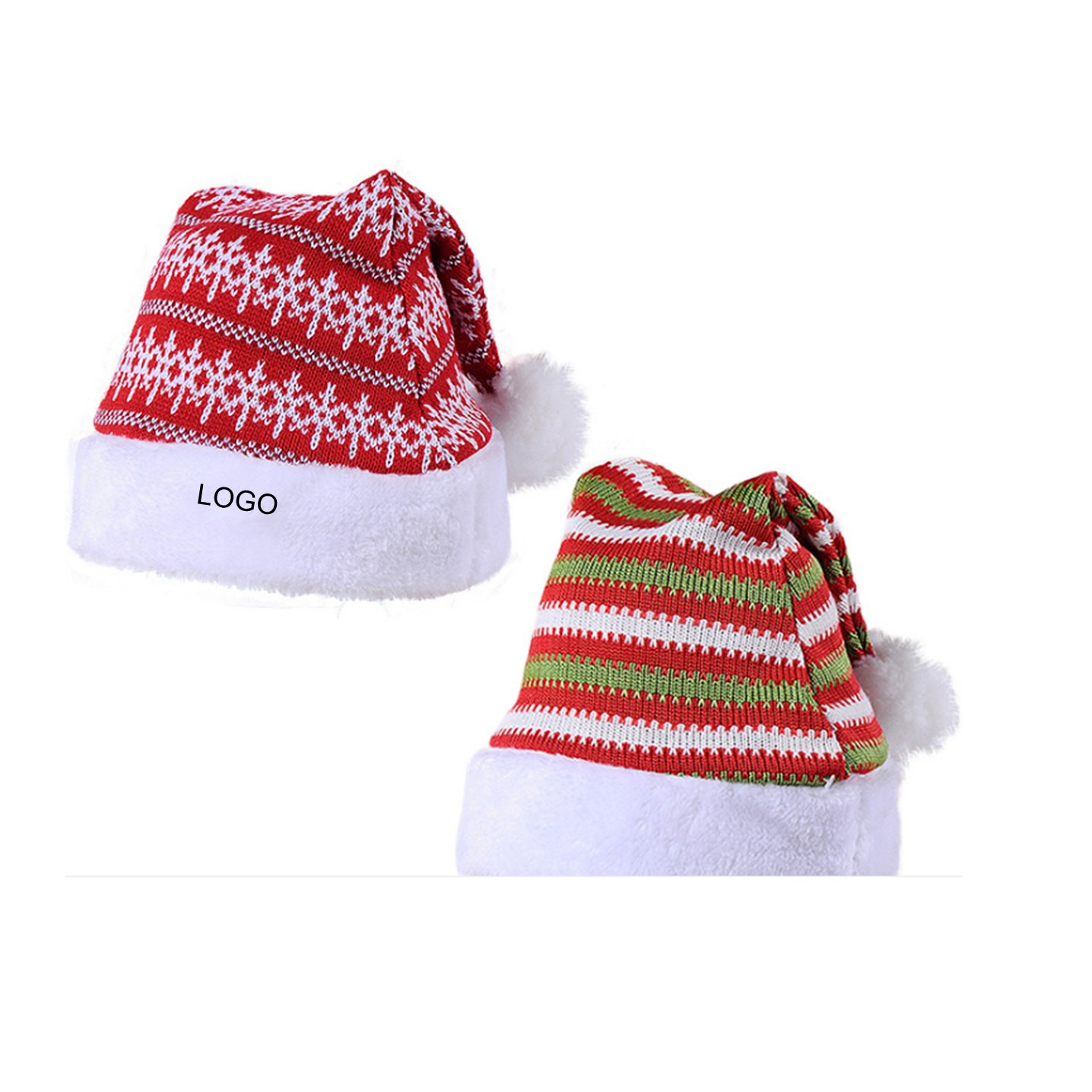 Santa Hat Christmas Ball Ornament Hats 1