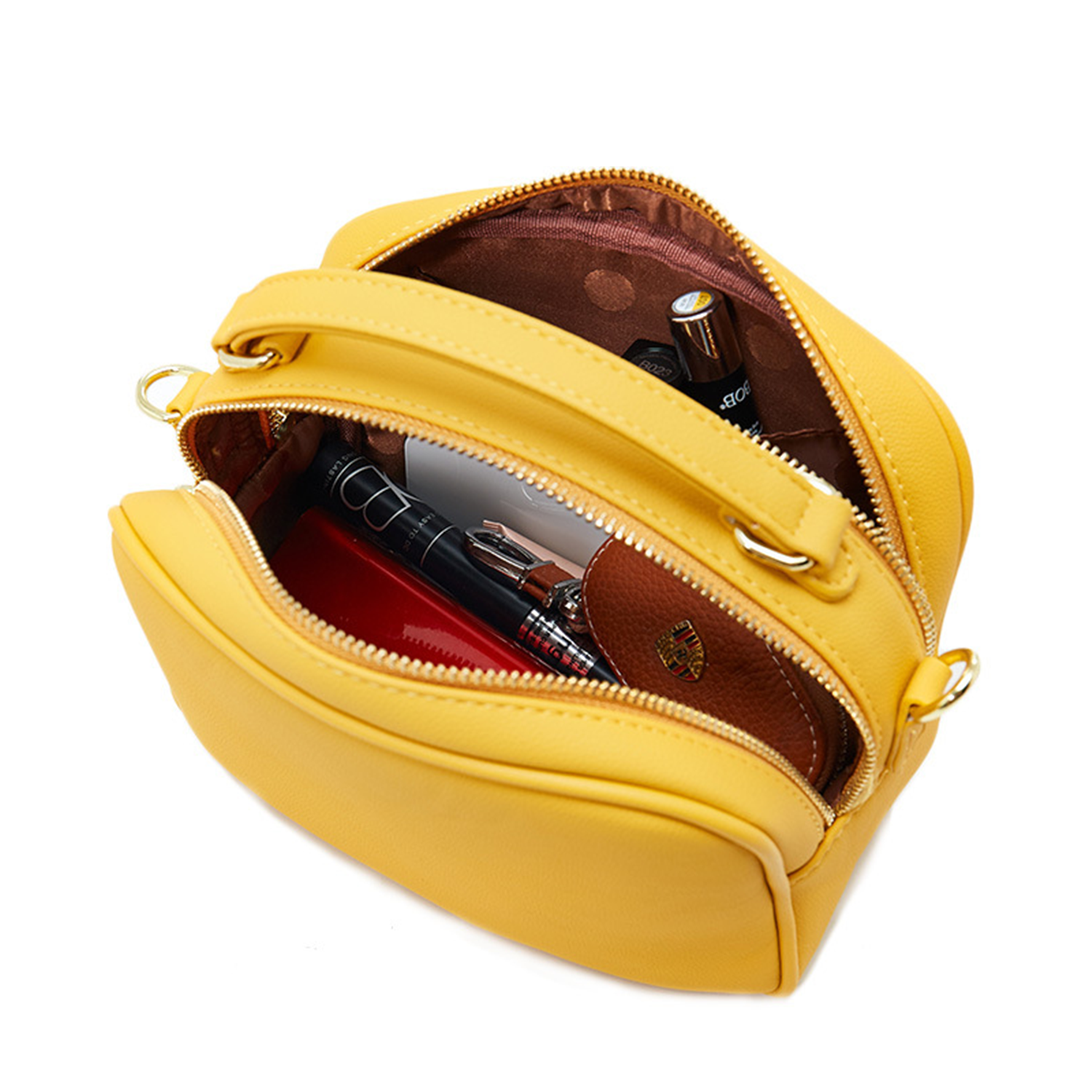 Stylish Pu Leather Handbag Crossbody Bag 2