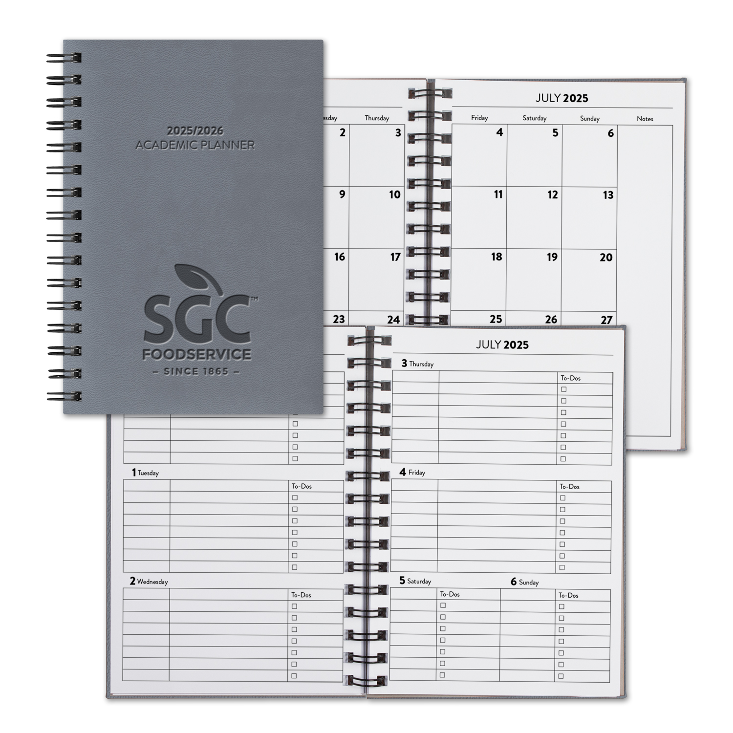 Castelli WireO Tucson Medio White Academic Planner