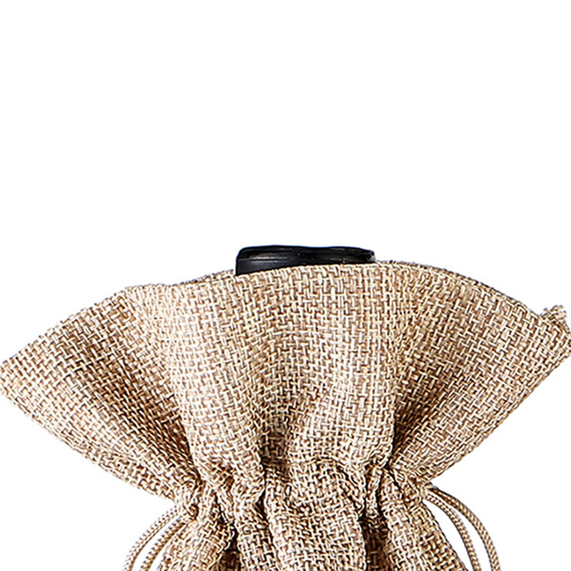Colorful Burlap-Style Wine Tote 2