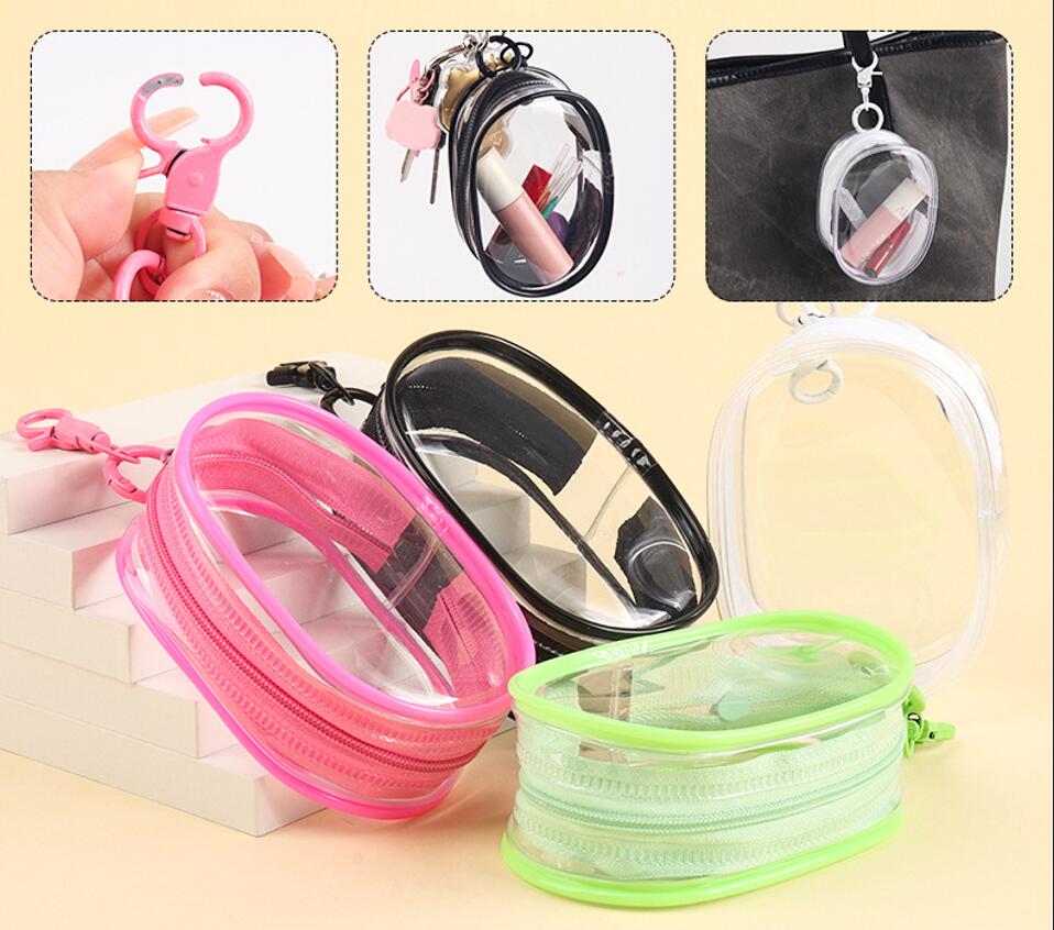 Transparent Charging Cable Organizer With Keychain 2