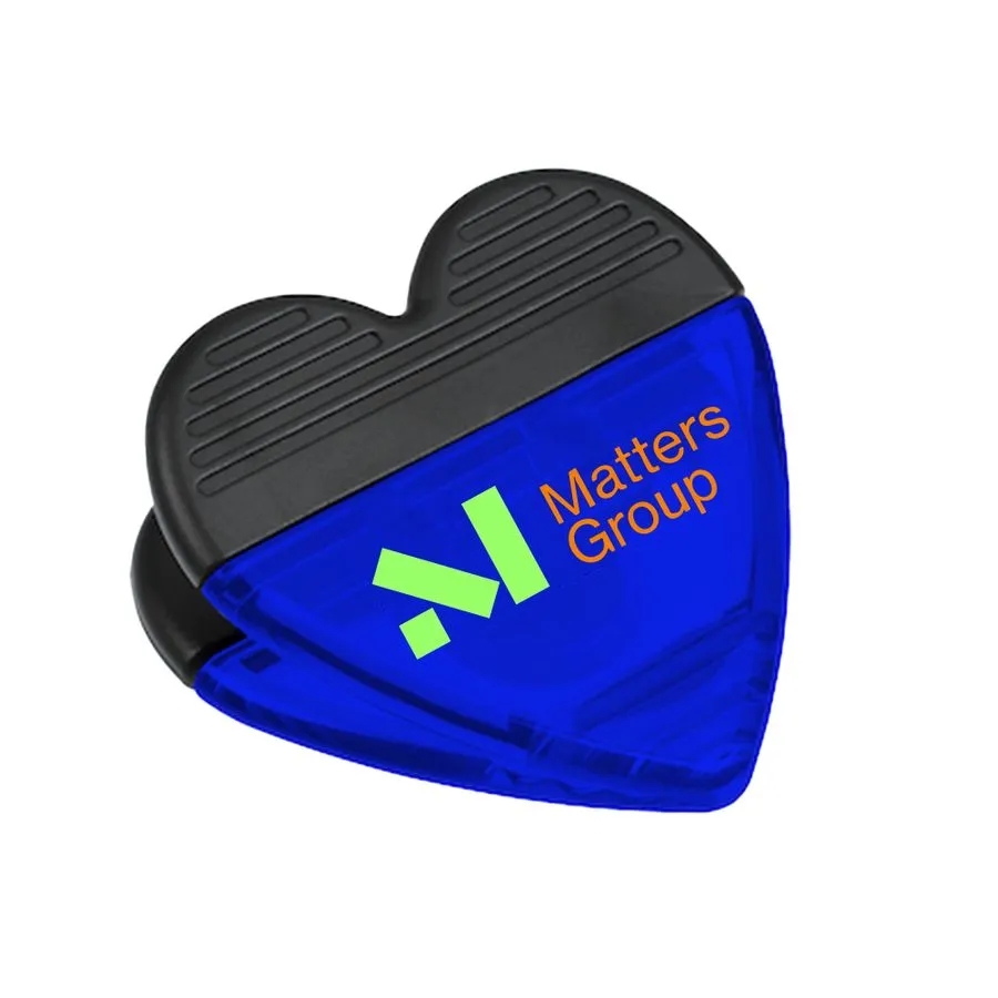 Heart Shaped Plastic Clips 3