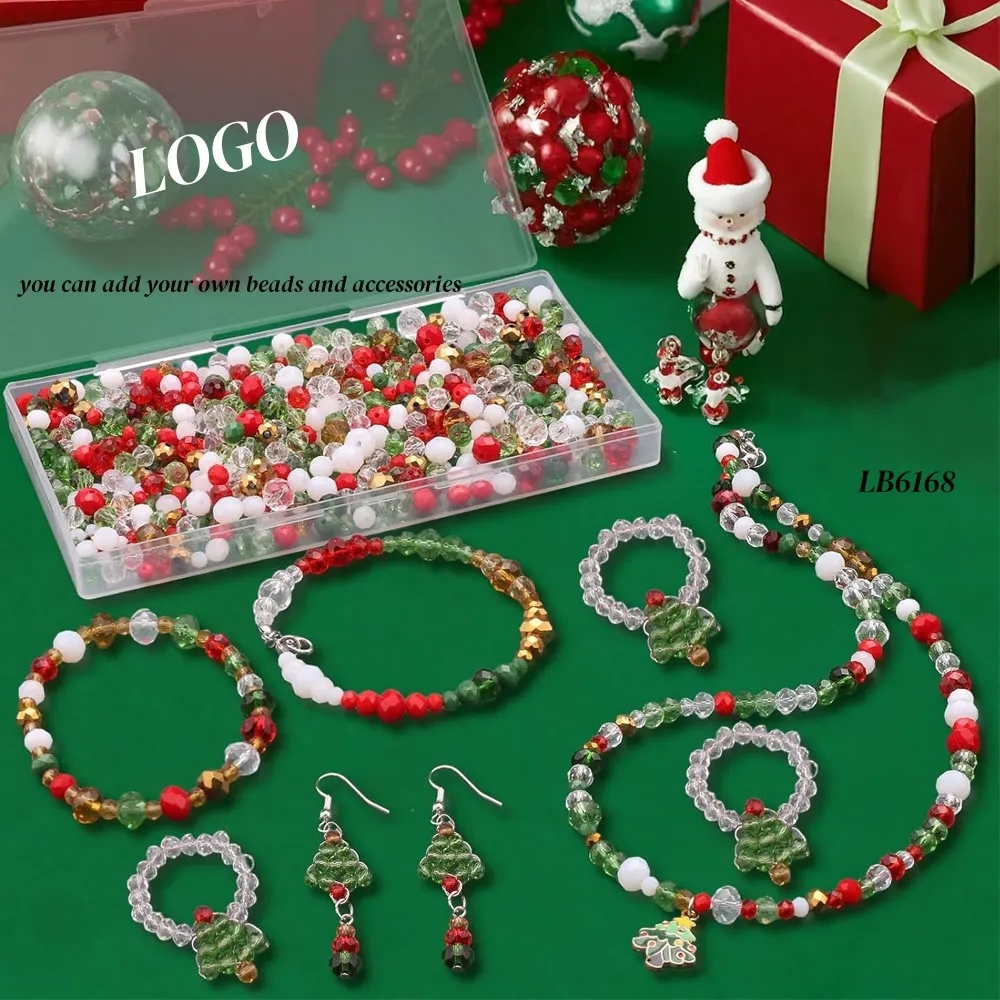 Crystal Beads Making Set for Christmas Jewelry Craft Kits 1