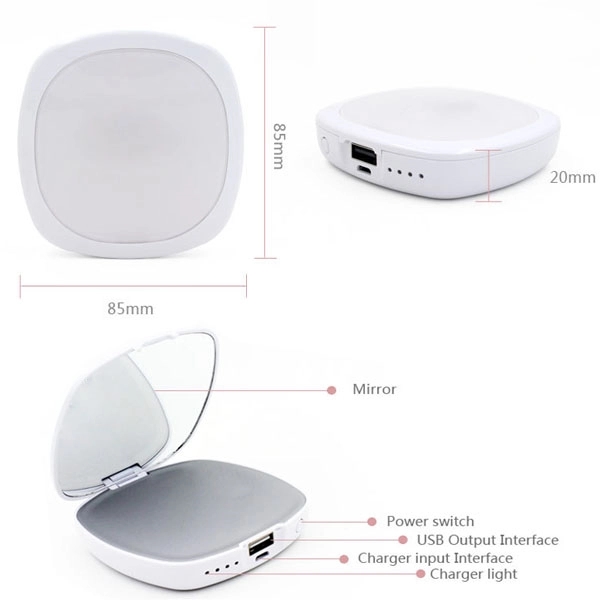 Compact Mirror Power Bank 4