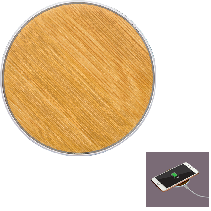 Bamboo Print Wireless Charger 11