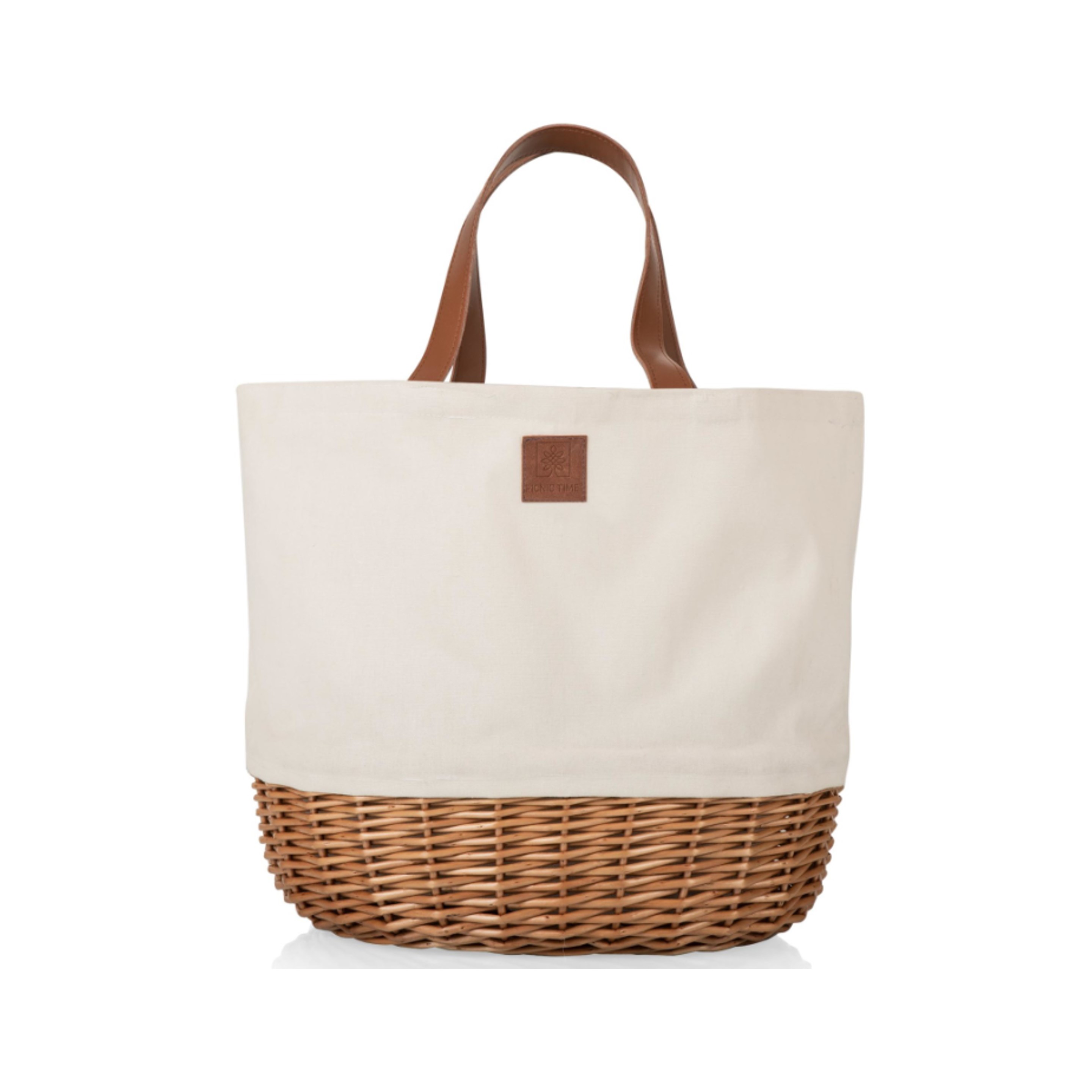 Canvas and Willow Picnic Basket (direct import) 3