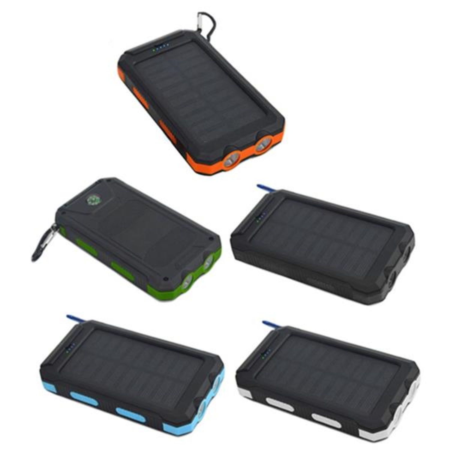 Waterproof Compass Solar Power Bank 10000mah 3