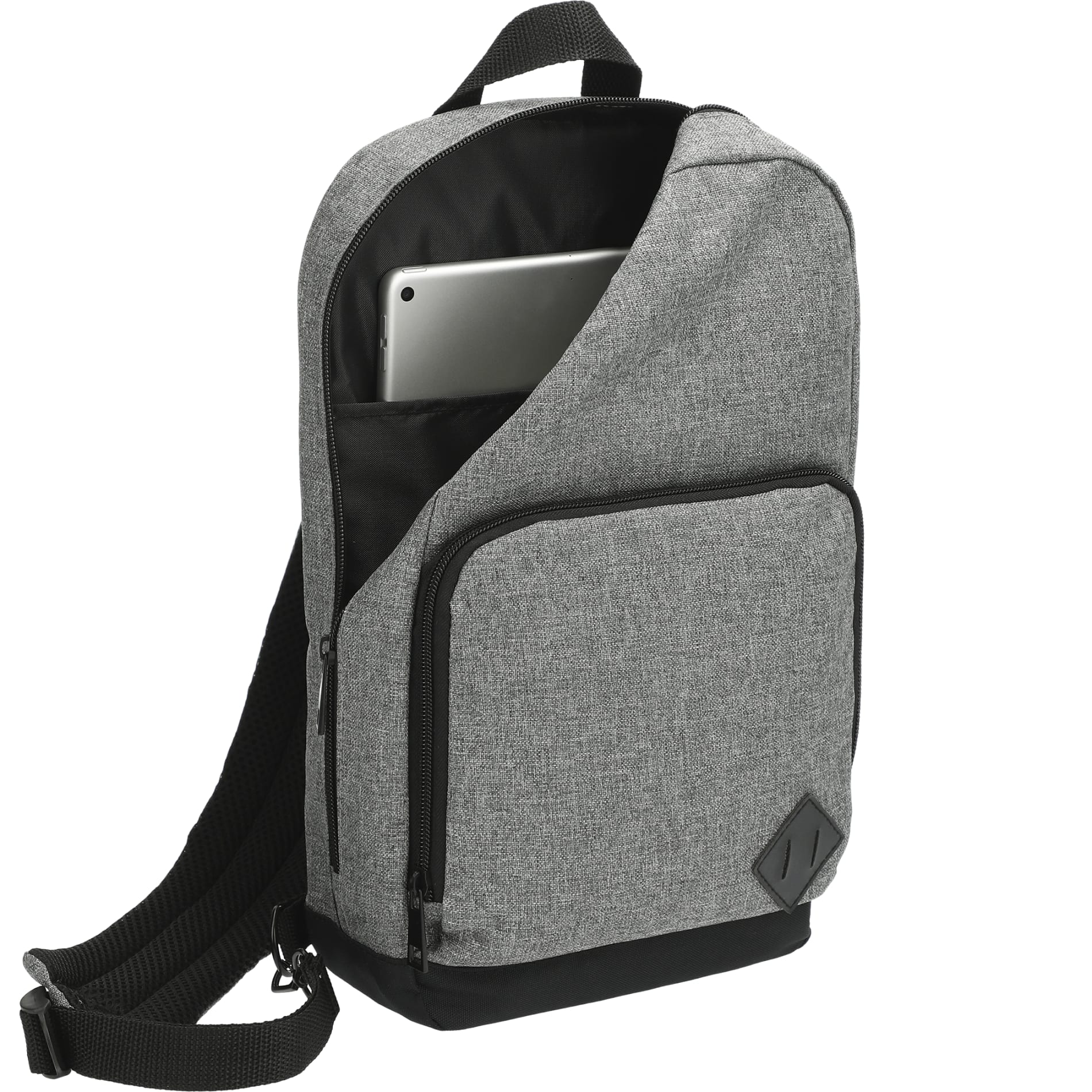 Graphite Deluxe Recycled Sling Backpack 11
