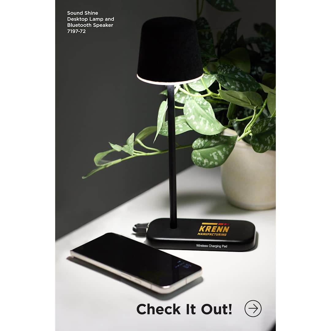 Sound Shine Desktop Lamp and Bluetooth Speaker 19