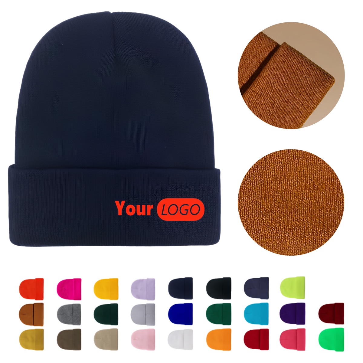 Customized Knitted Hat For Cold Protection And Warmth 4