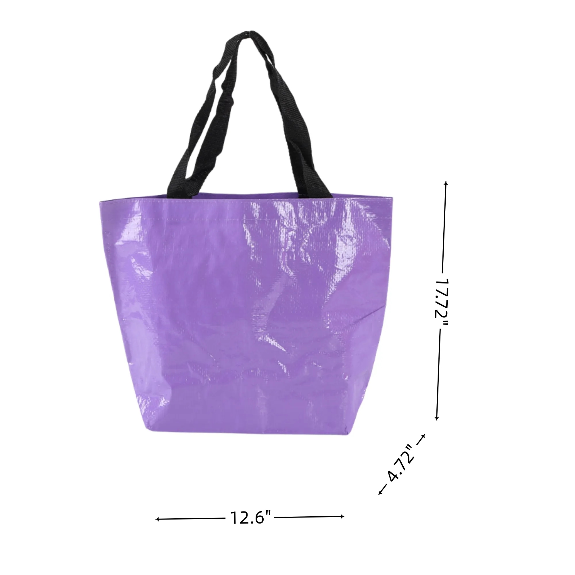 Reusable Handheld PP Woven Bags Handbags Shopping Tote 4