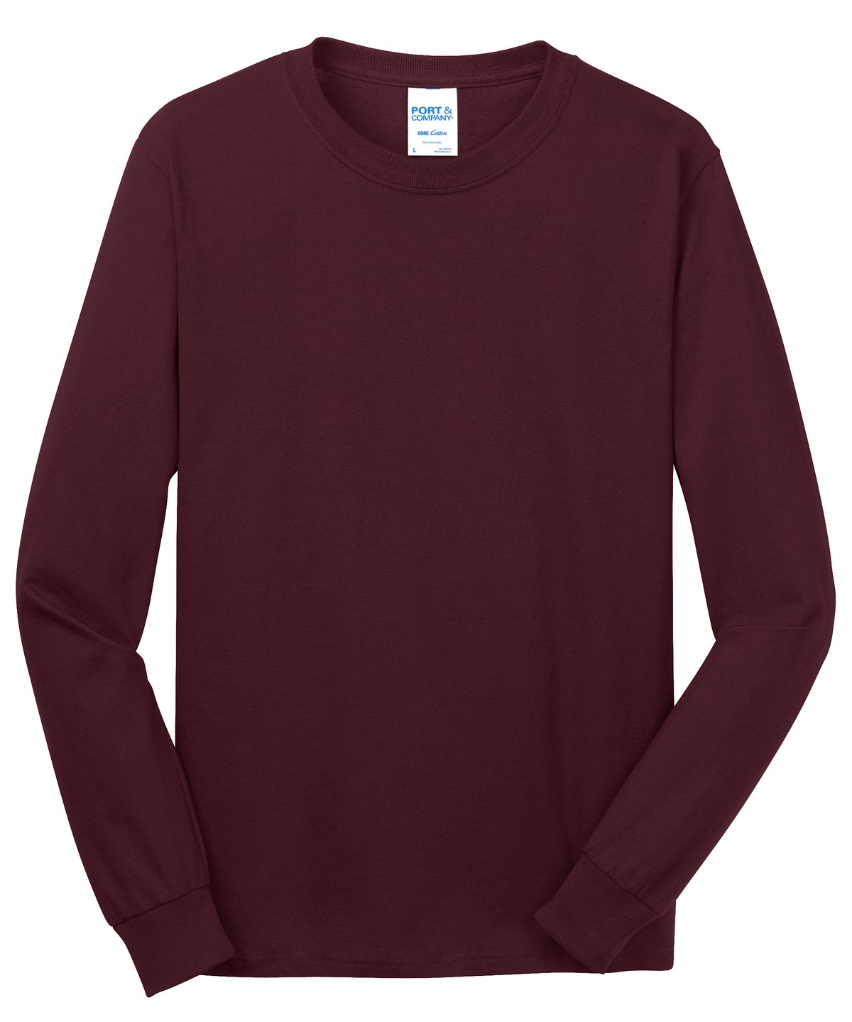 Port & Co Long Sleeve Core Cotton Tee. PC54LS 218