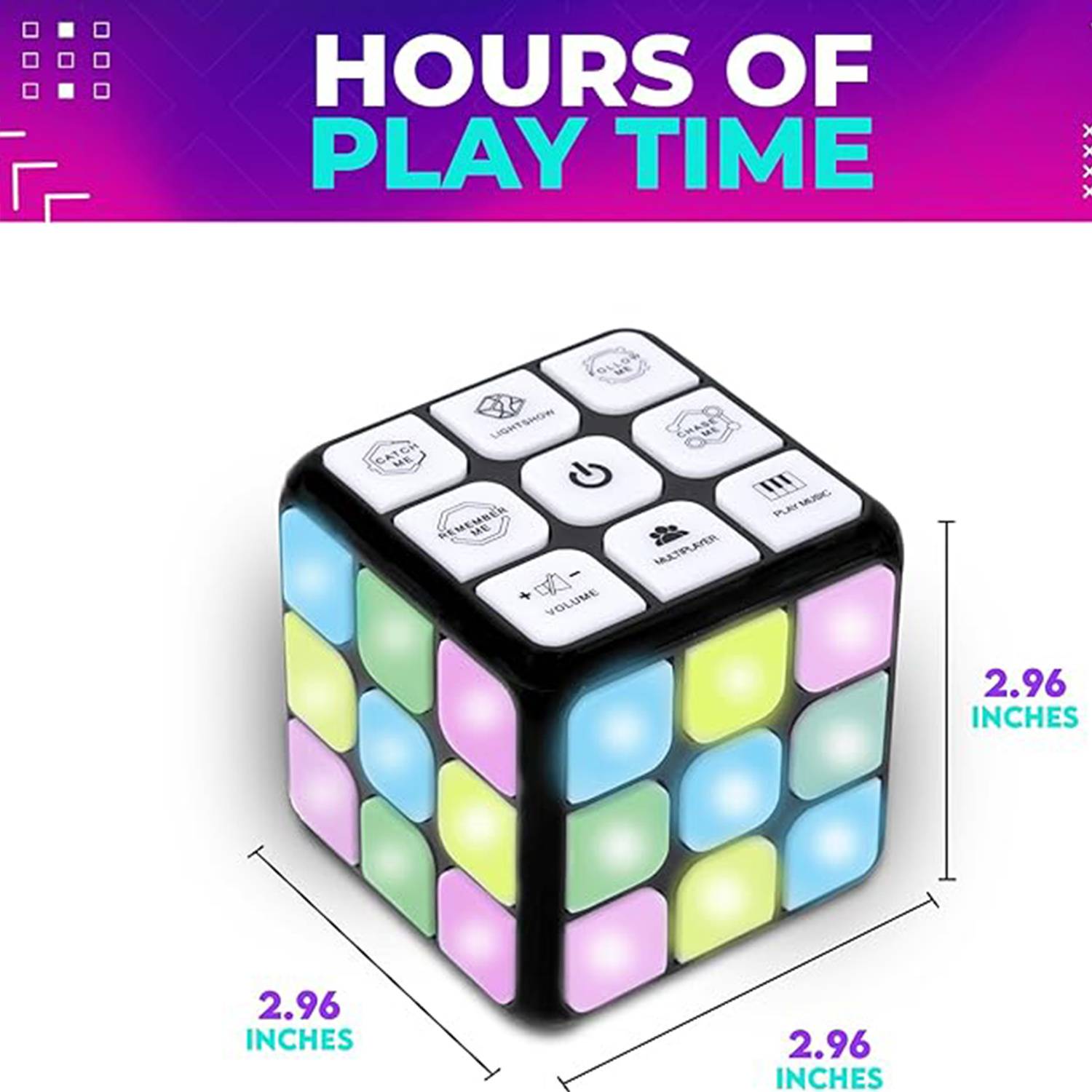 Unique Kids Flashing Cube Educational Toy 1