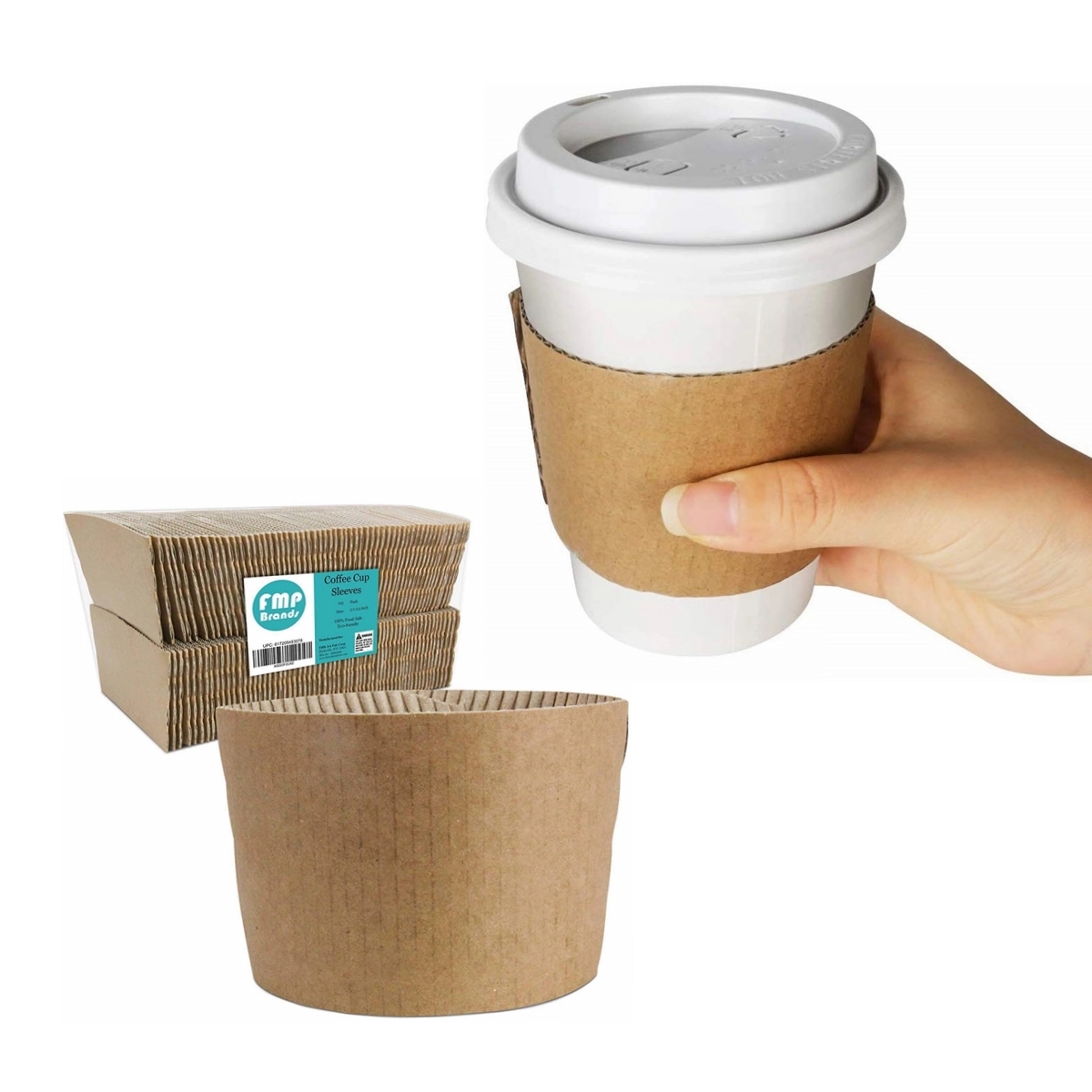 Non-Slip Paper Coffee Sleeves 4
