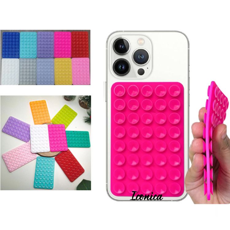 Silicone Suction Cup Phone Case Mount Double Sided 1