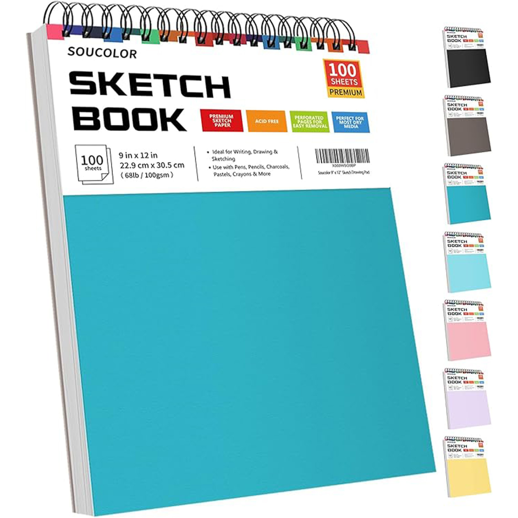 Writing And Drawing Spiral Bound Sketchbook 6