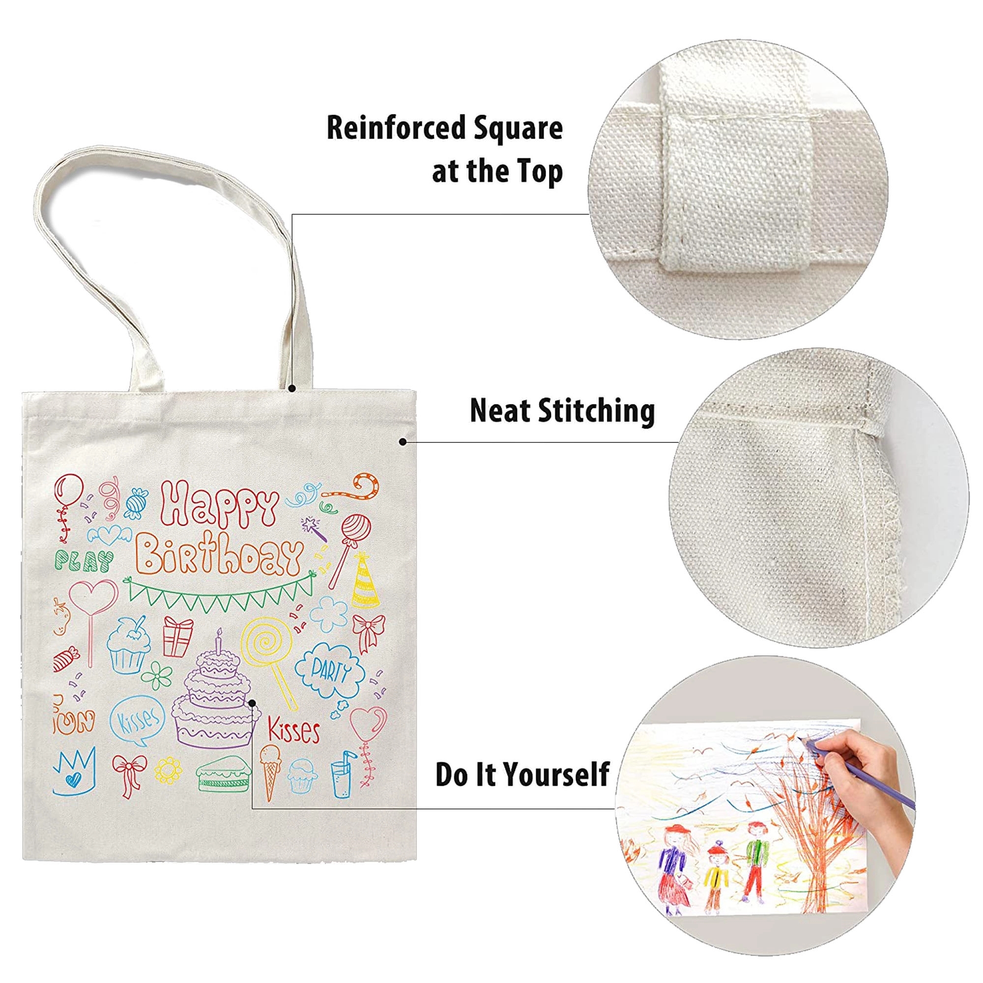 13.4" x 16.5" Canvas Tote Bag 1