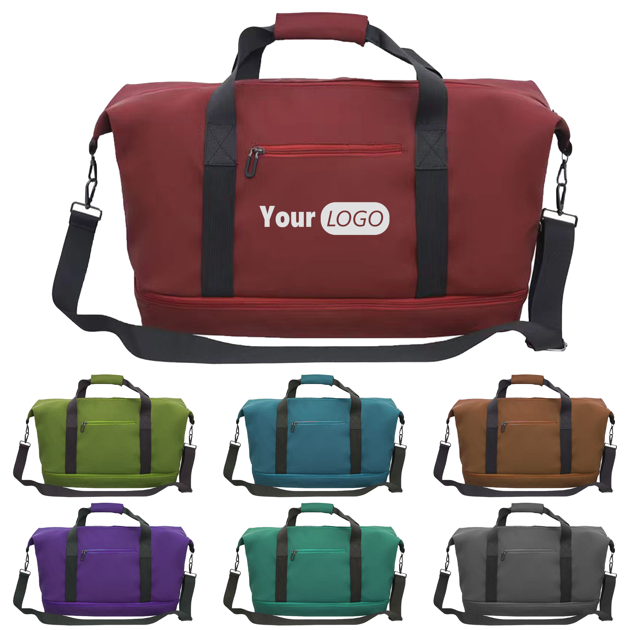 Polyester Custom Sports Travel Duffel 1