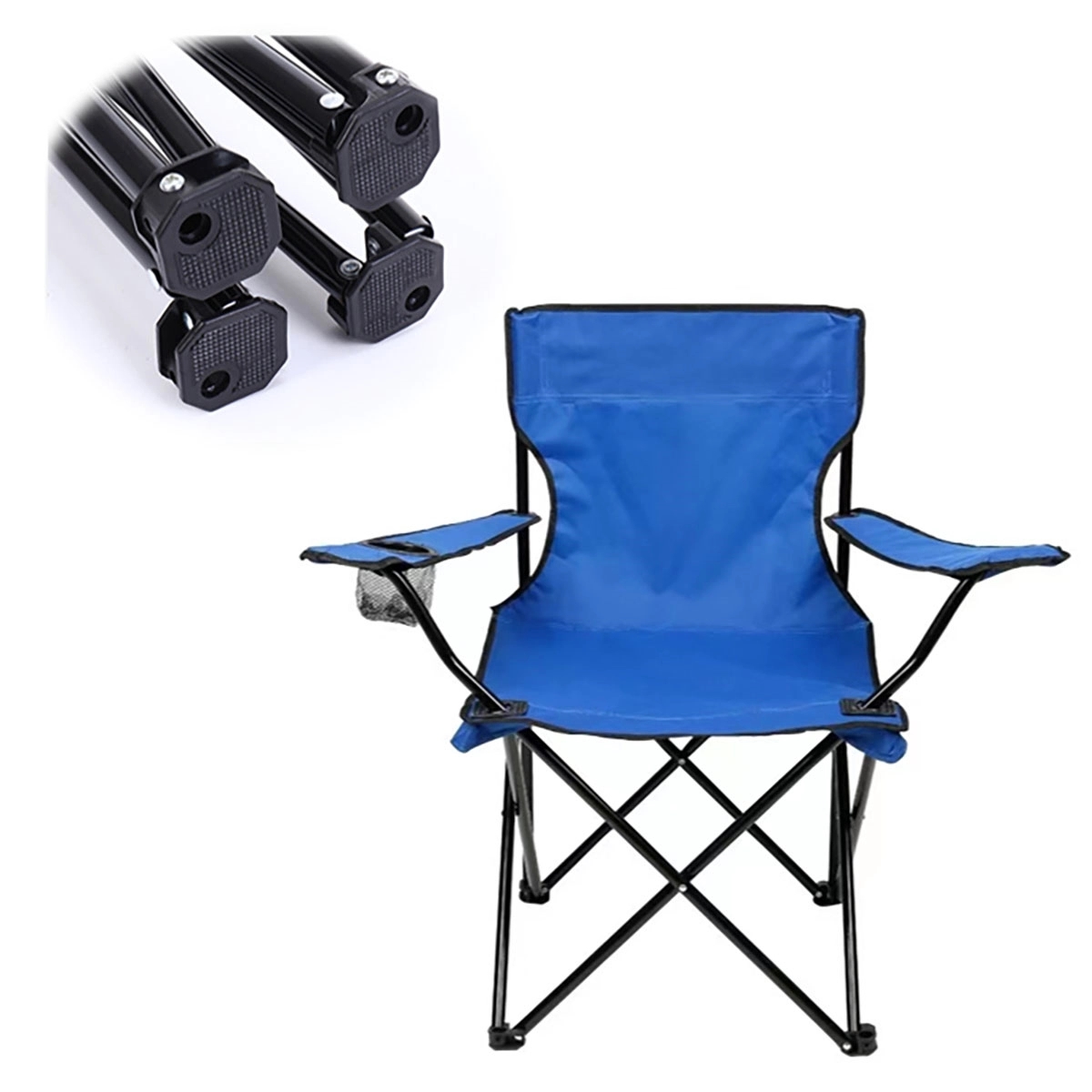 Portable Folding Chair With Arm Rest Cup Holder 3