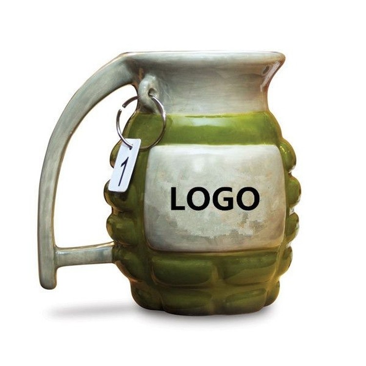 Army Green Hand Grenade Coffee Mug/ Ceramic Mug Cup 2