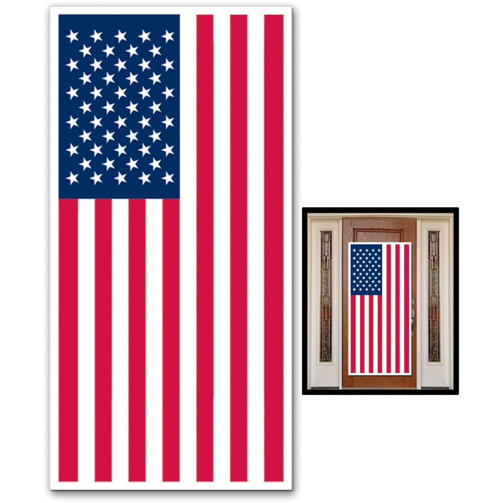 American Flag Door Covers - 30" x 5' 2