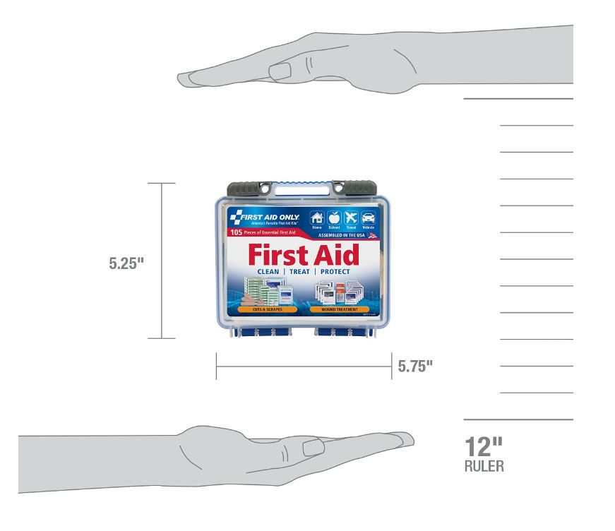 80-Piece First Aid Kit 1