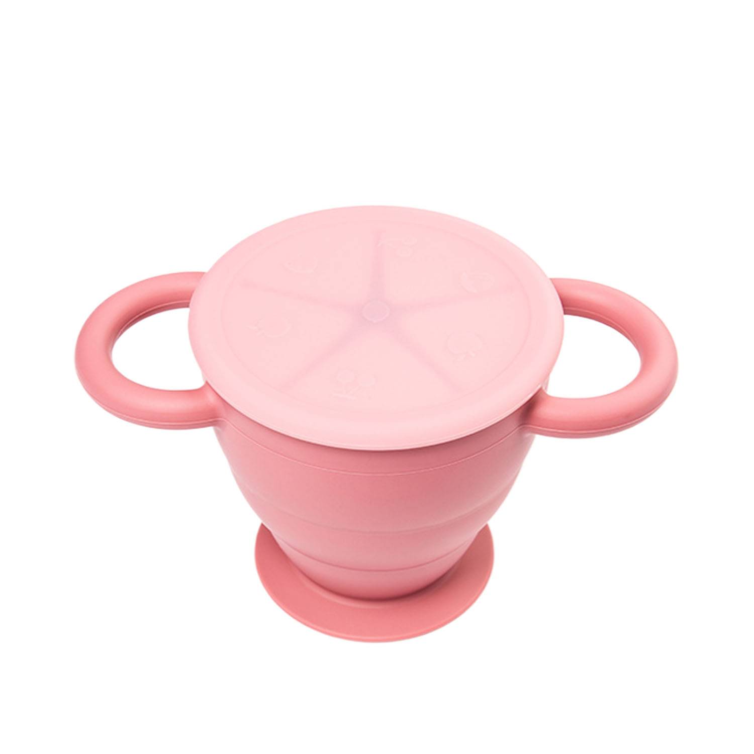 Portable Collapsible Silicone Snack Container for Toddlers 4