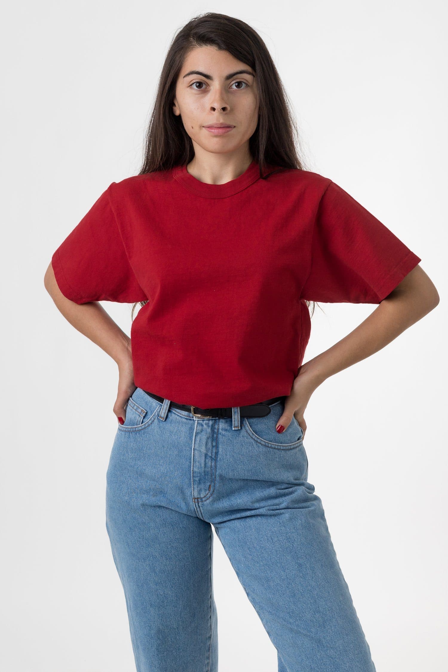 8.5 OZ HEAVY JERSEY GARMENT DYE T-SHIRT W BINDING 15