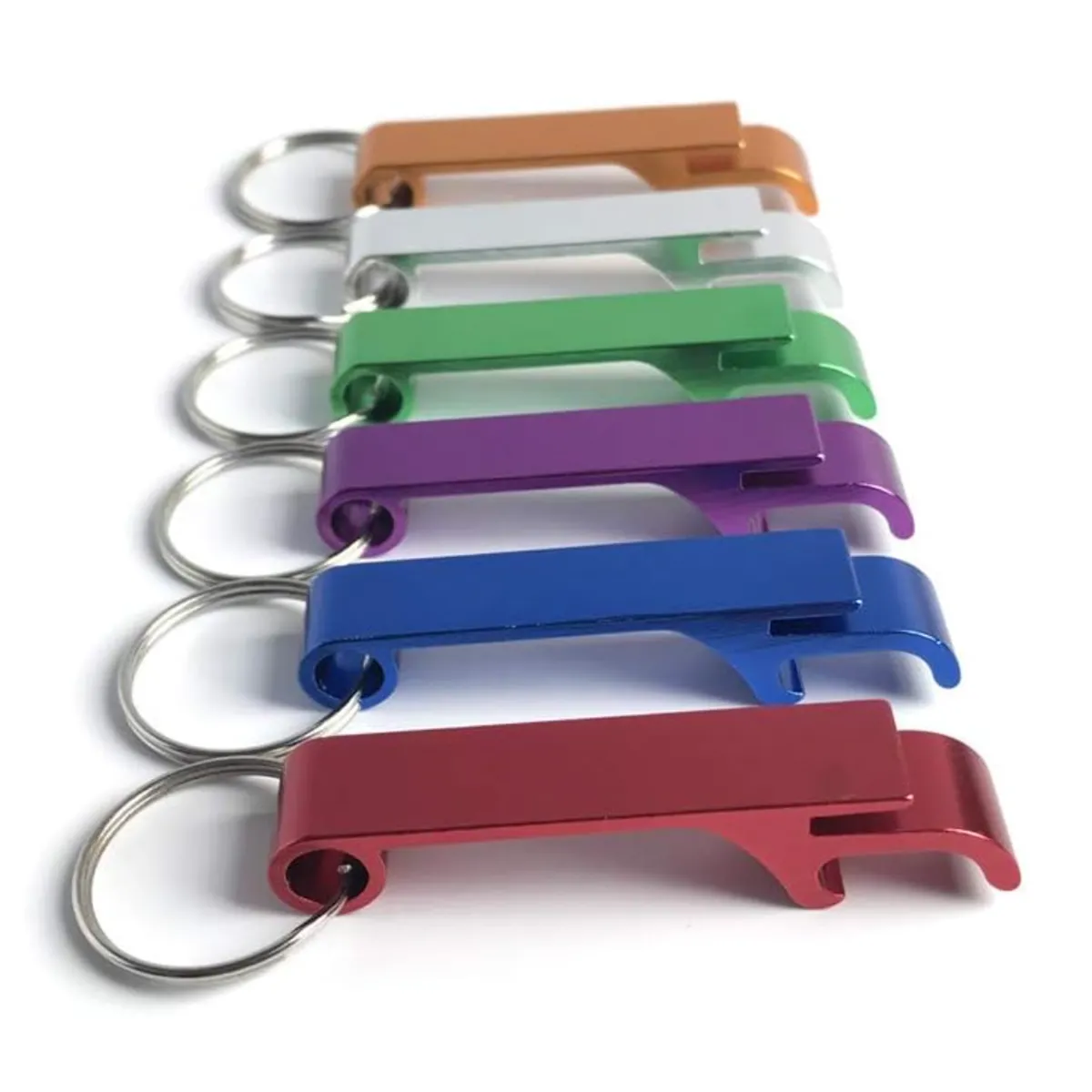 10 Pce Portable Mini Carabiner Beer Bottle Opener Keychain 2