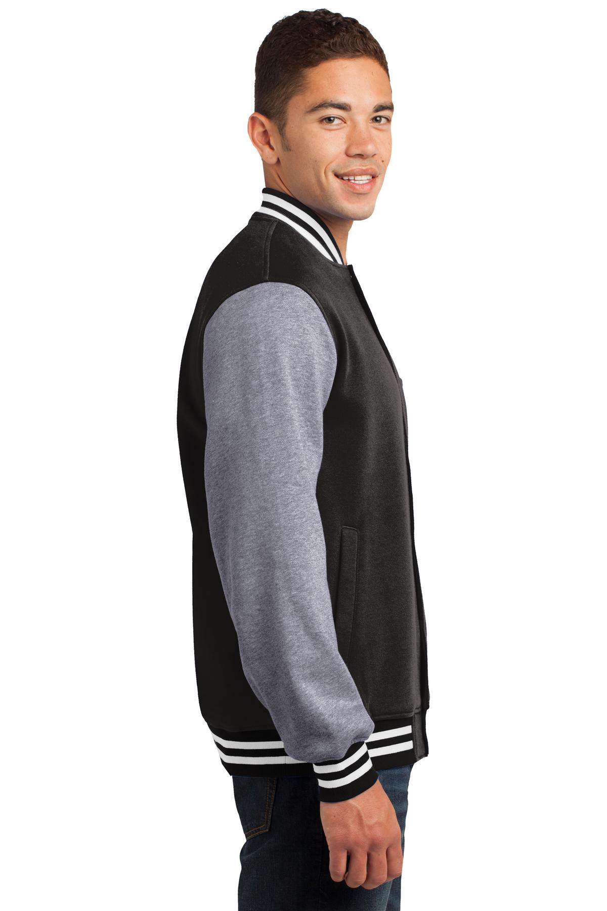 Fleece Letterman Jacket