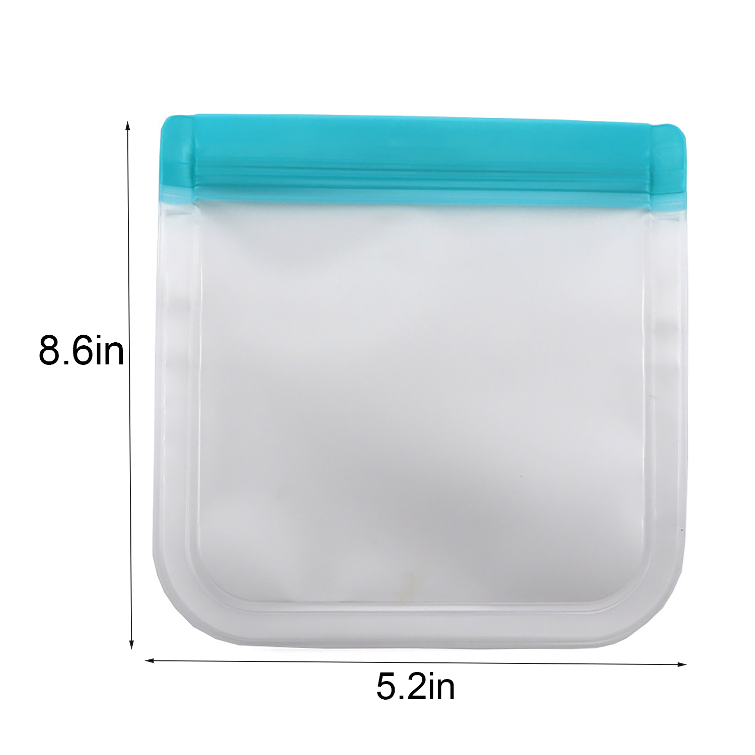 Resealable PEVA Frosted Storage Bag 2