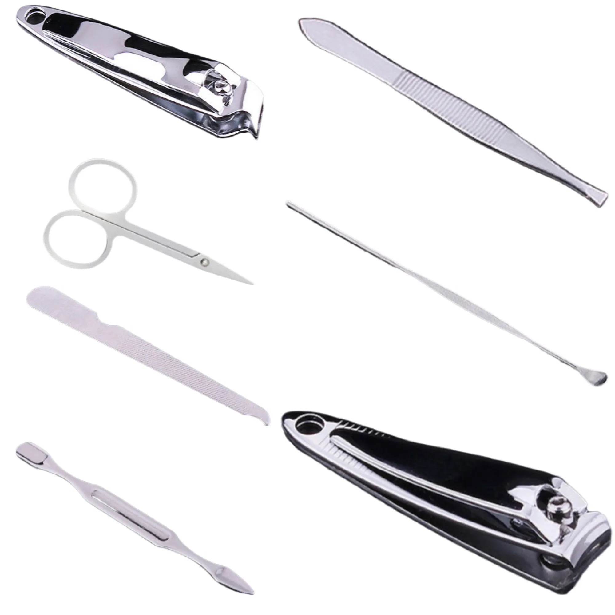 MOQ50 7-in-1 Travel Nail Clipper Tools Manicure Set 1