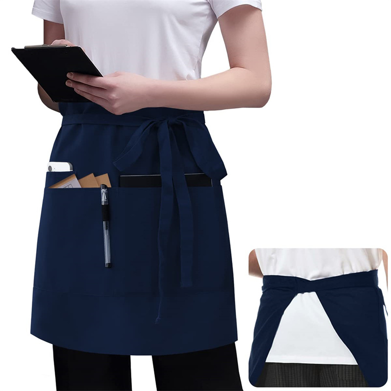 Waist Apron with 3 Pockets 5