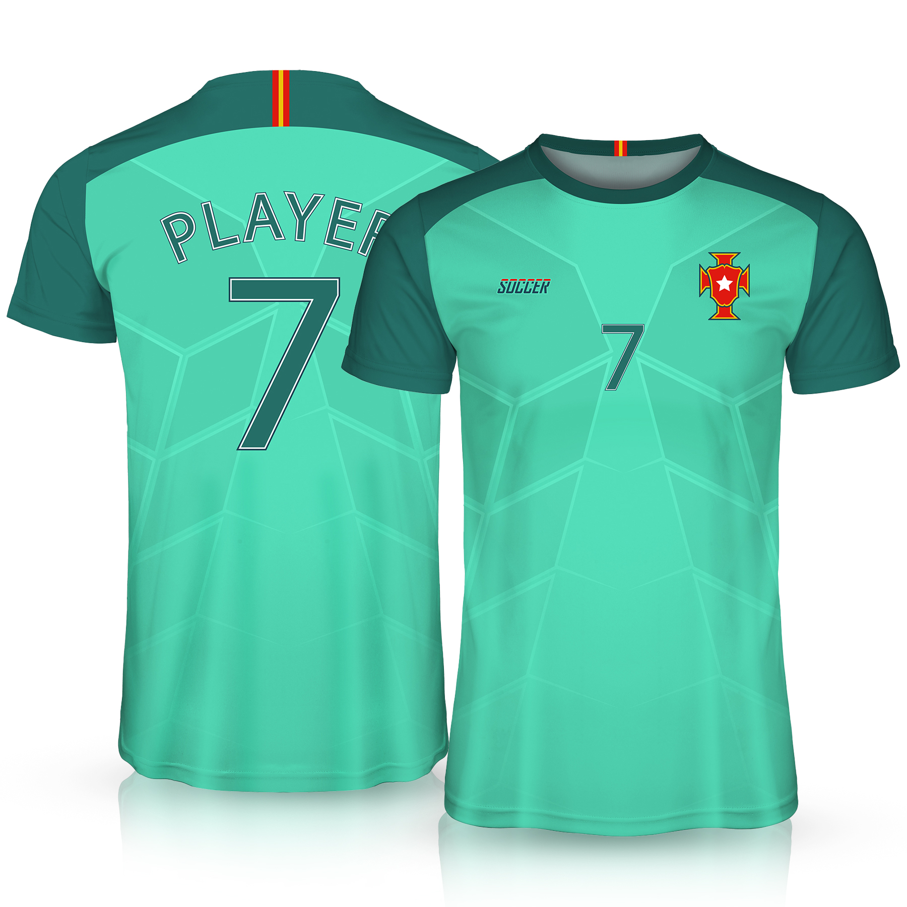 Custom Performance Personalized Soccer Jersey (Full Color Dye Sublimated) 8