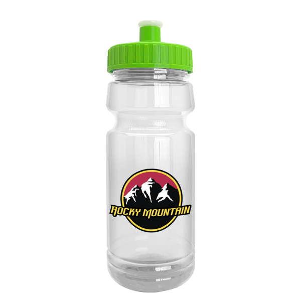 Wheely 24oz Transparent Bike Bottle w/Push-Pull Lid 11