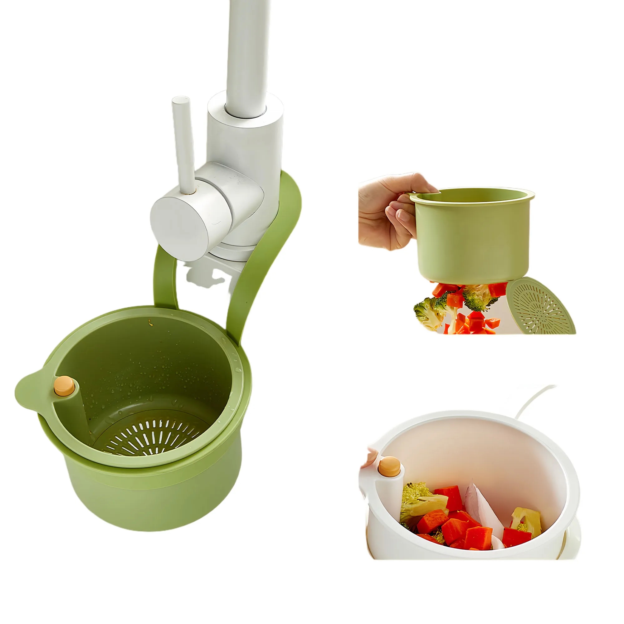 Quick Filter Hanging Sink Strainer For Kitchen Residues 2