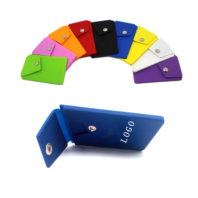 Silicone Phone Wallet With Stand 1