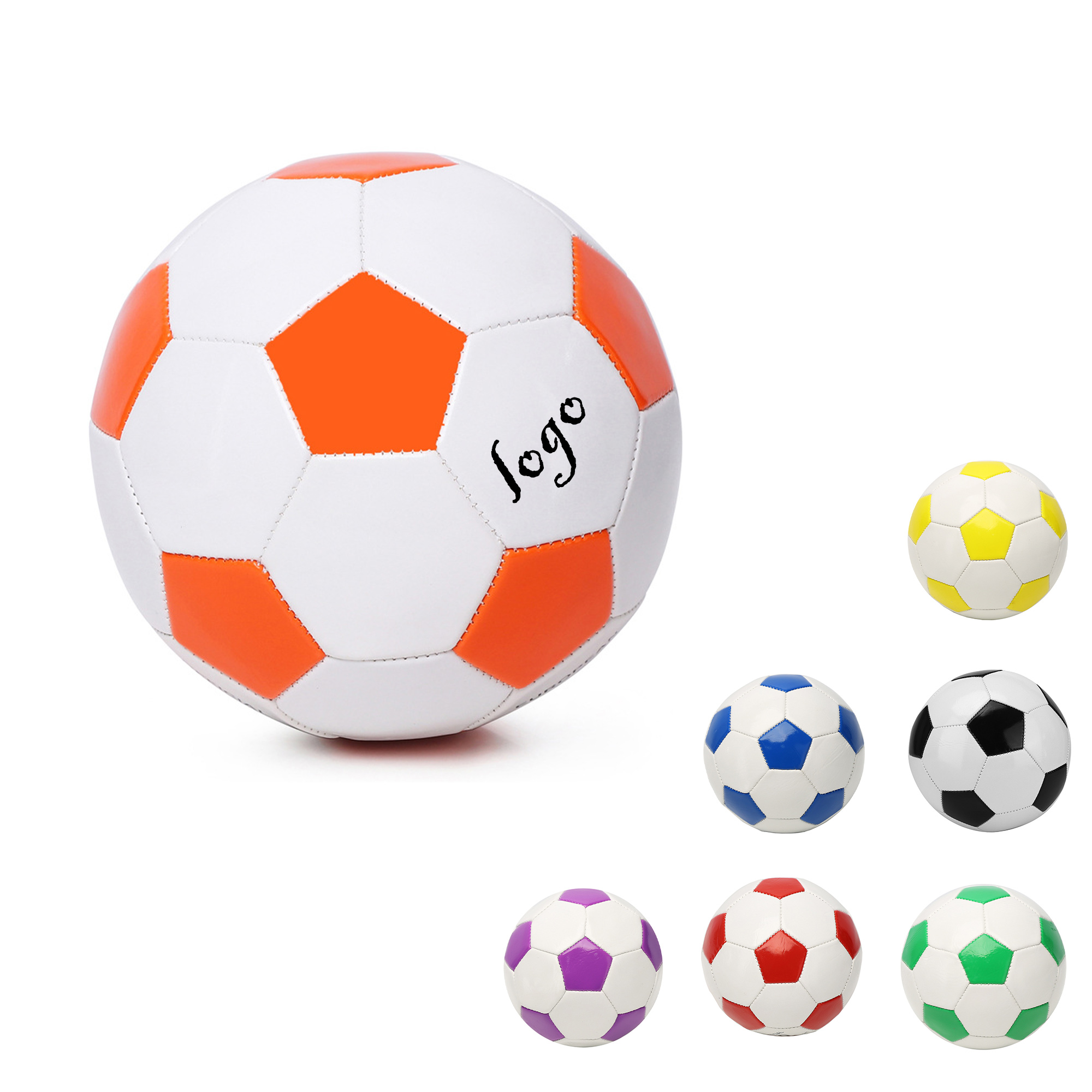 MOQ100 Kids Size 2 Mini PU Soccer Ball 6