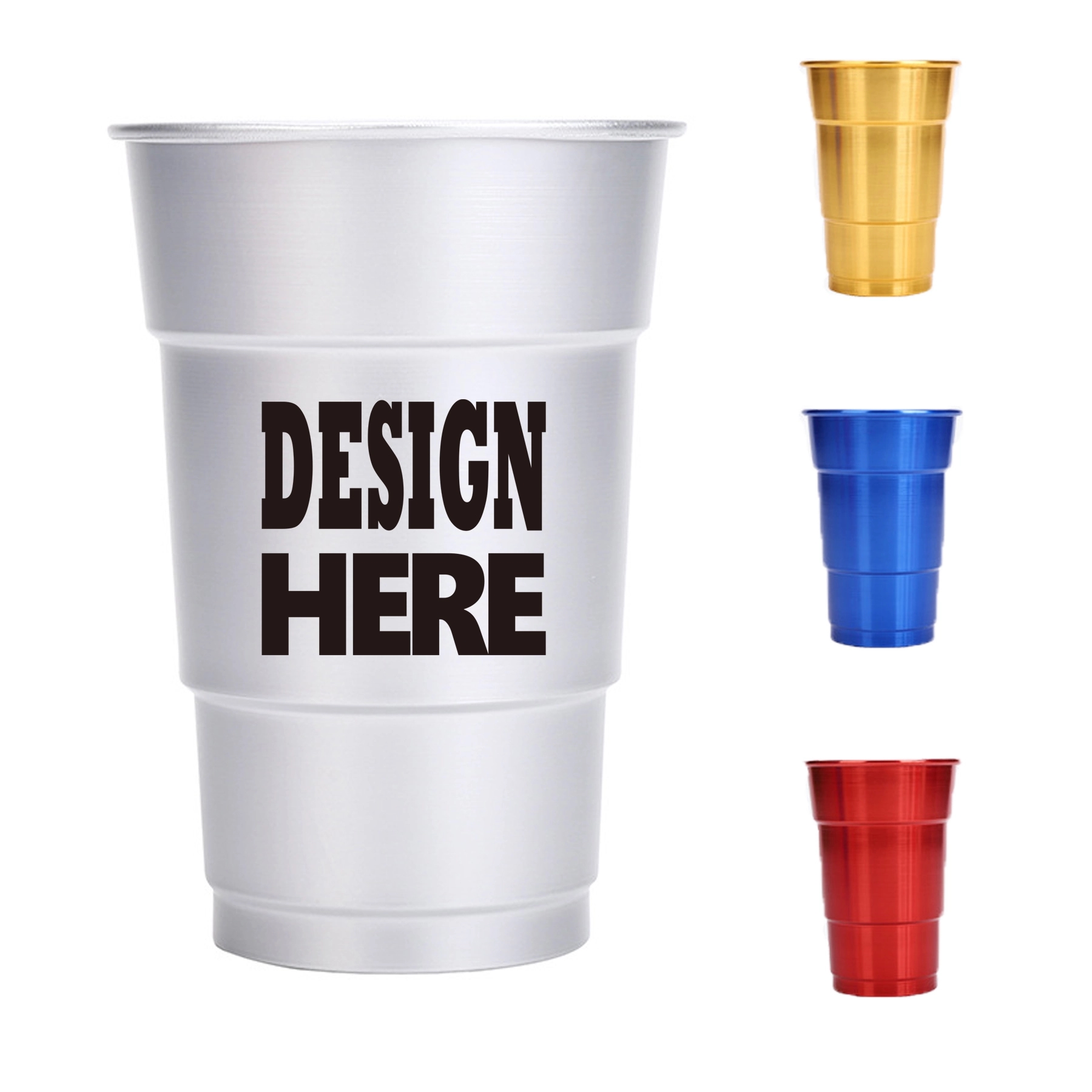 16oz Reusable Aluminum Cup 2