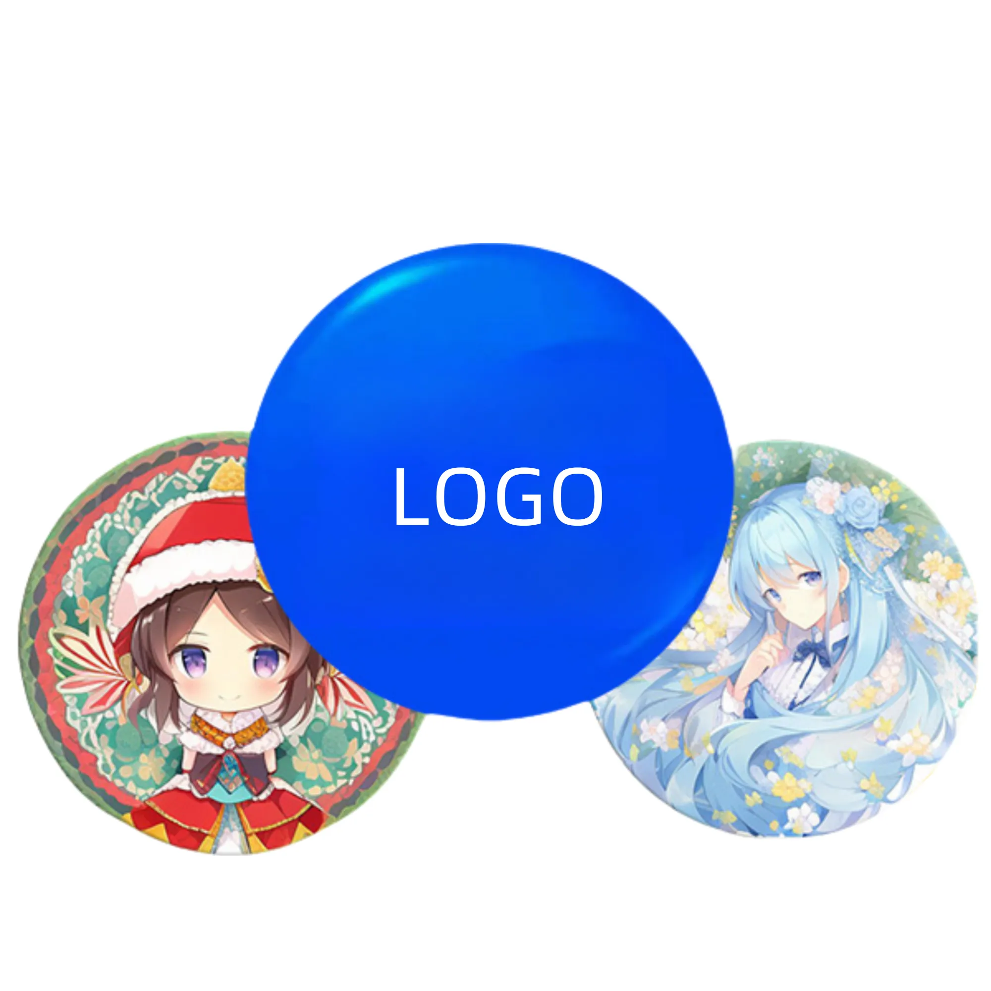 Circular DIY Metal Badge 1