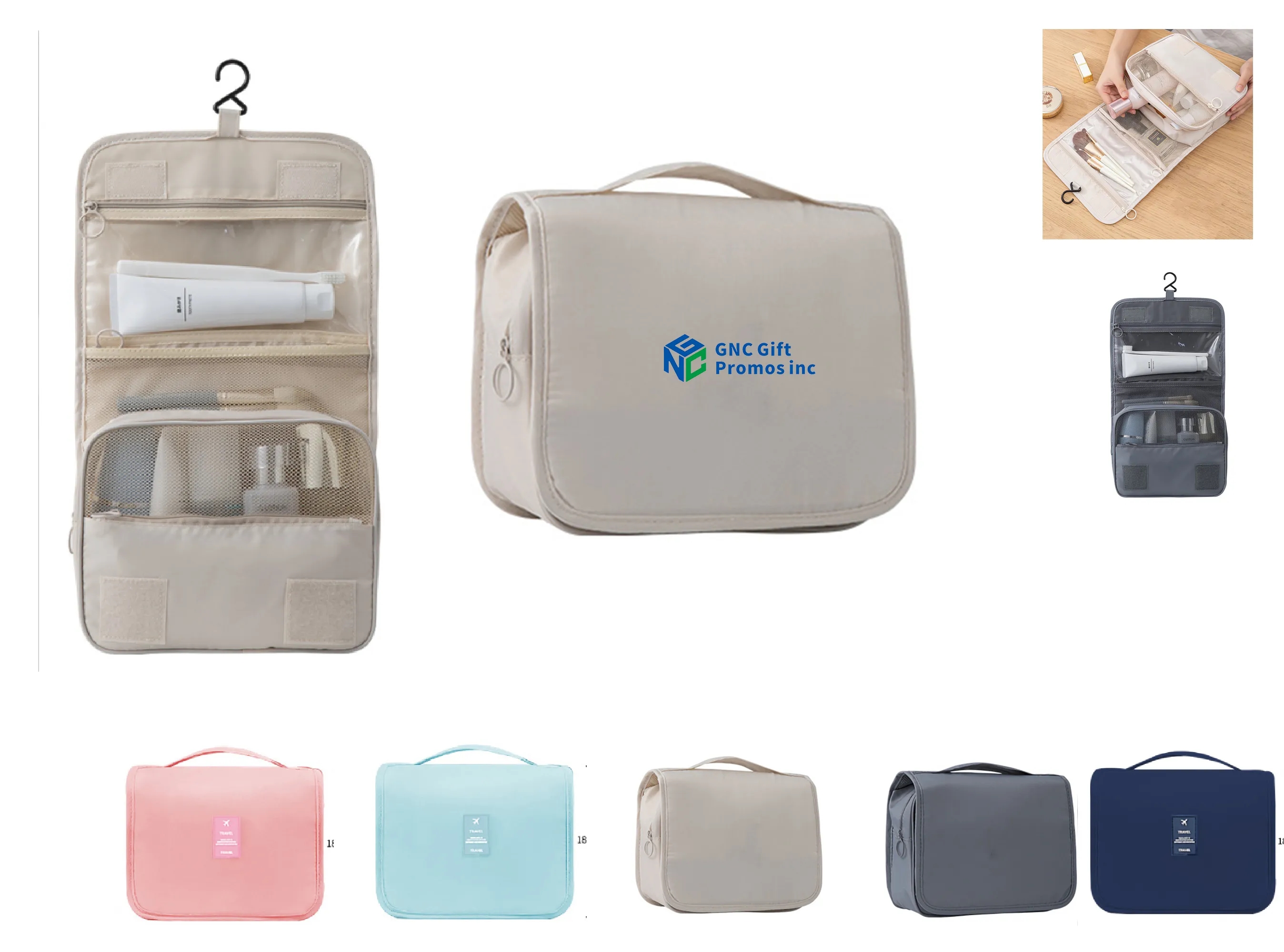 Hanging Large Capacity Toiletry Bag 5