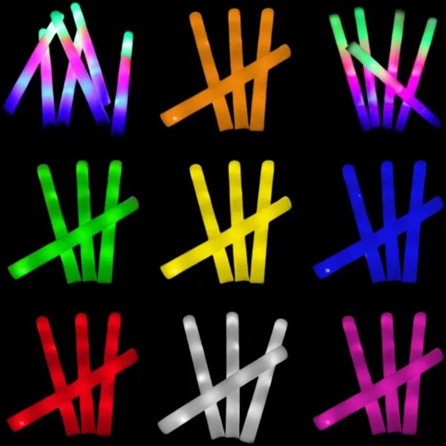 LED Foam Sticks Glow Wands Neon Party Supplies For Carnival 3
