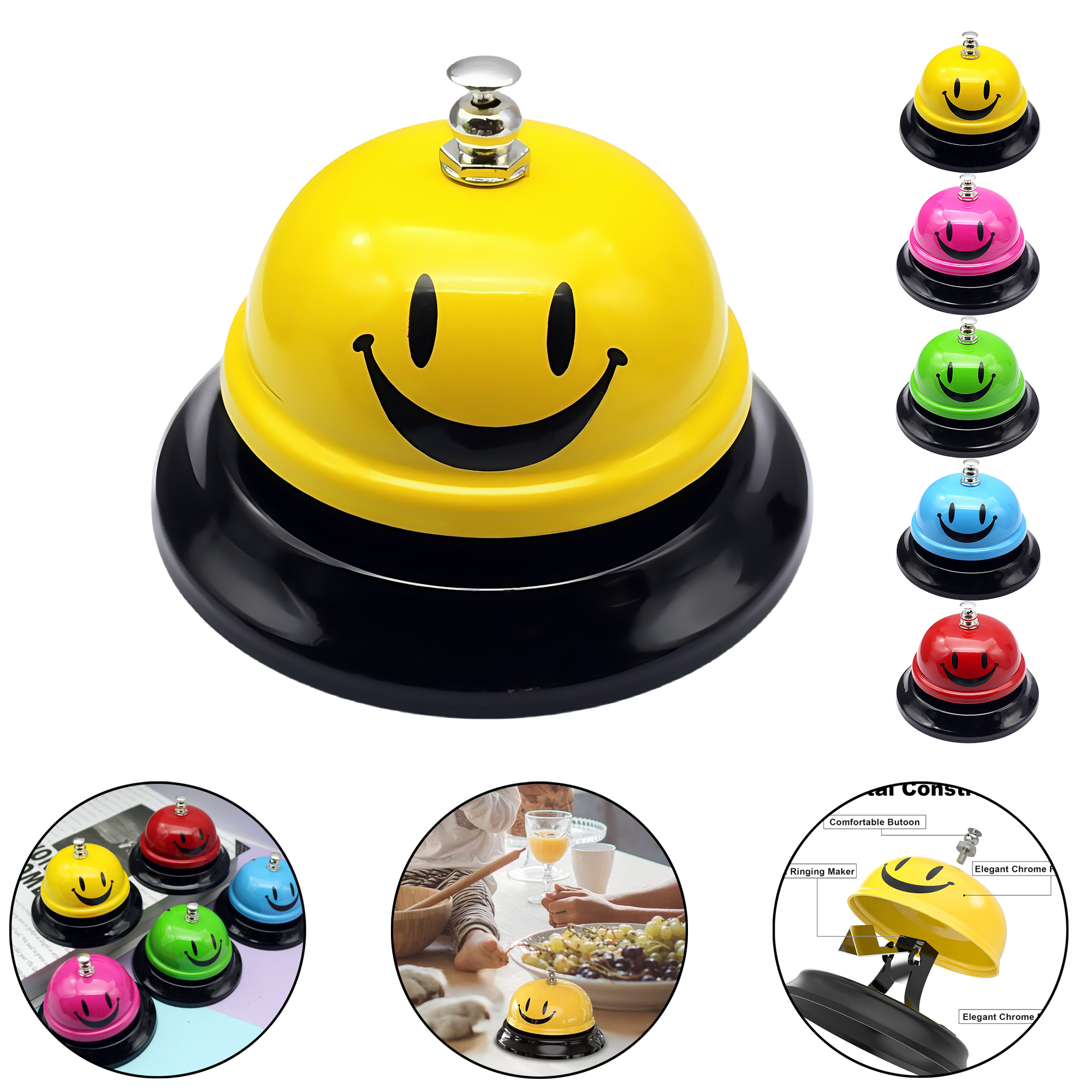 Smiley Food Call Bell for Restaurant Kitchen 4