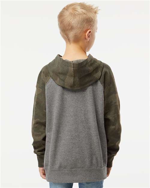 Youth Lightweight Special Blend Raglan Hooded Sweatshirt - PRM15YSB 12