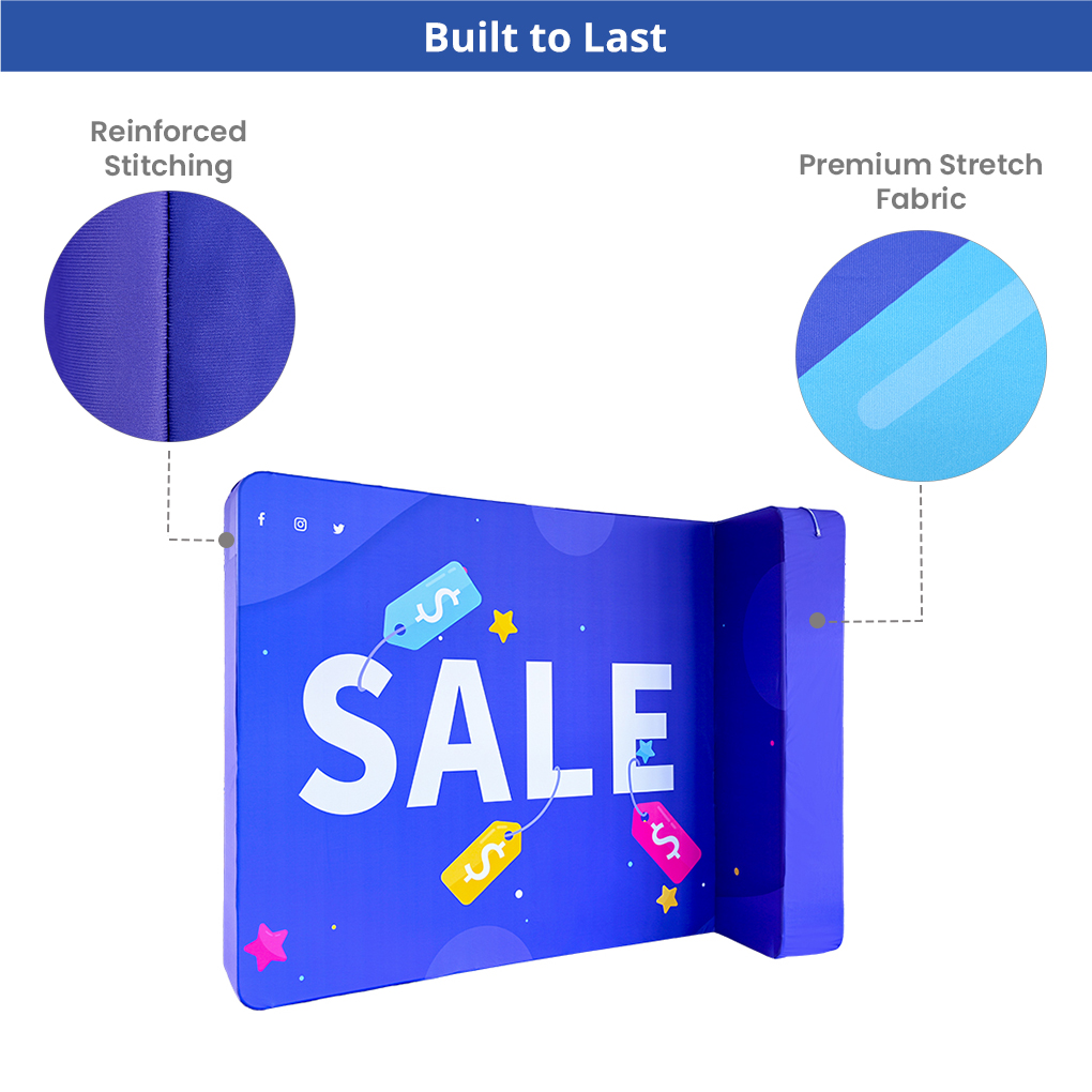 3D Backdrops: L Shaped (Double Sided) - Graphic Only 2