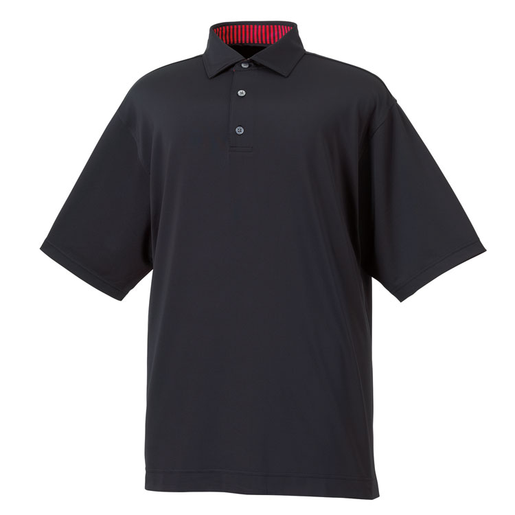 FootJoy ProDry Performance Solid Lisle Polo - Self Collar 5