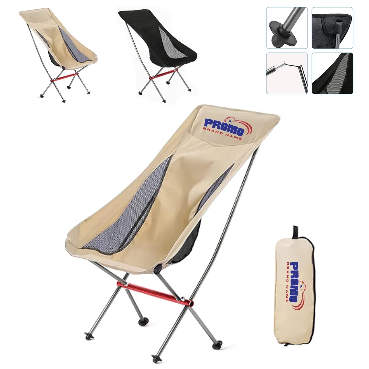 Outdoor Camping Picnic Portable Backrest Fishing Chair 1