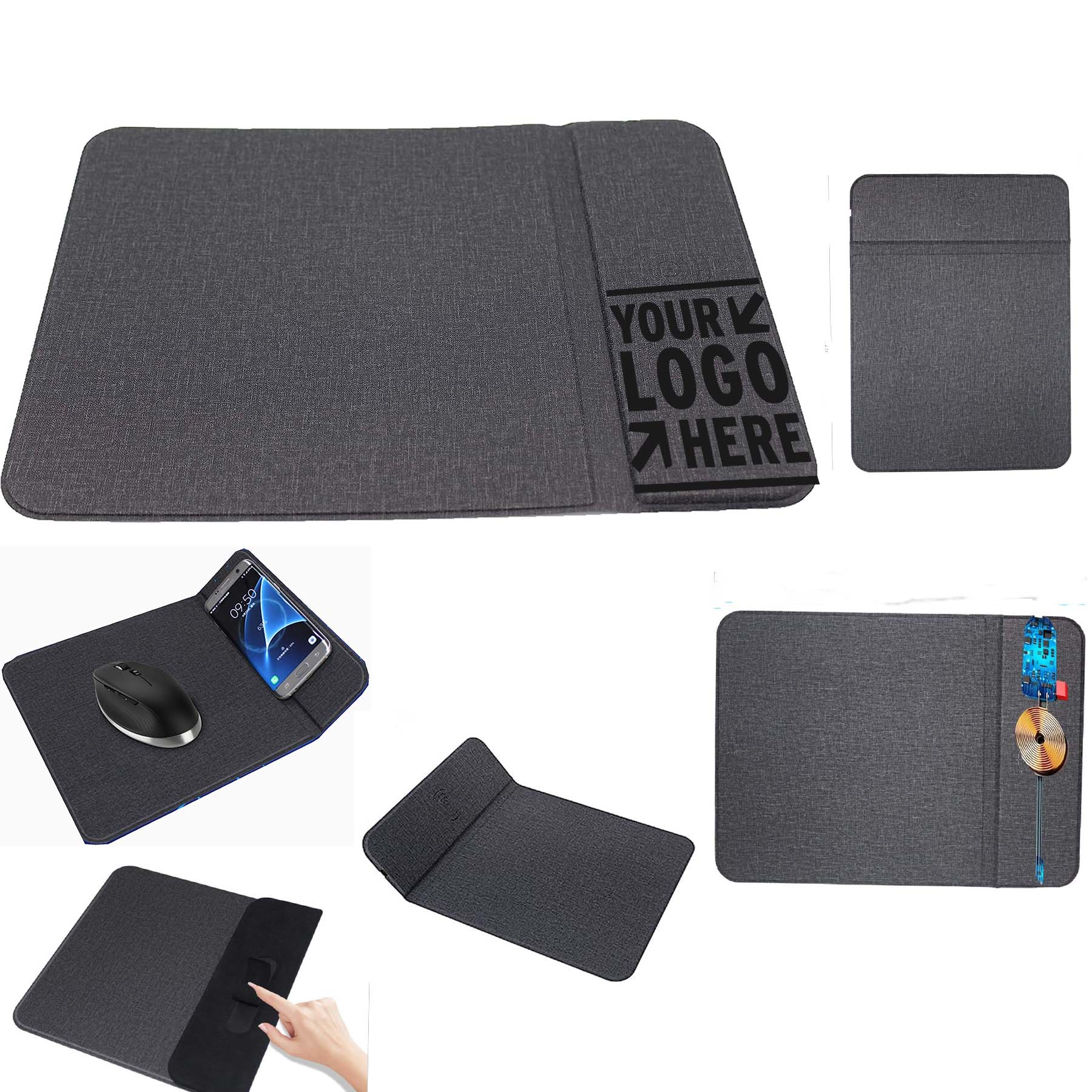 Mouse Pad with Wireless Charger 1