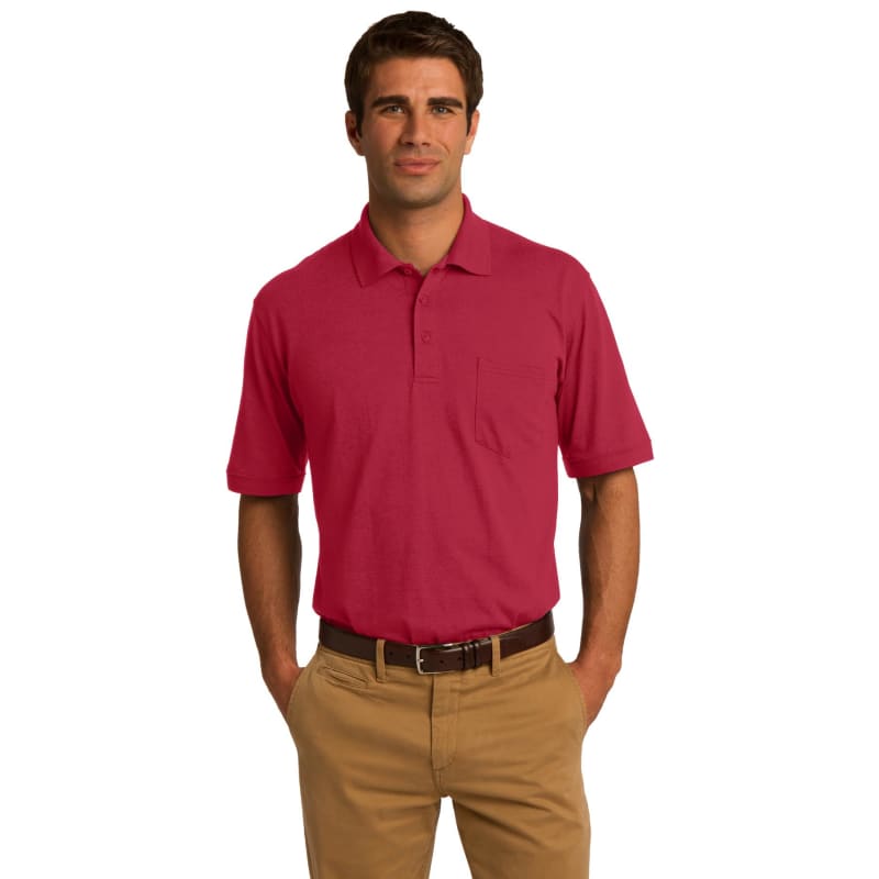 Port & Company Core Blend Jersey Knit Pocket Polo. 11