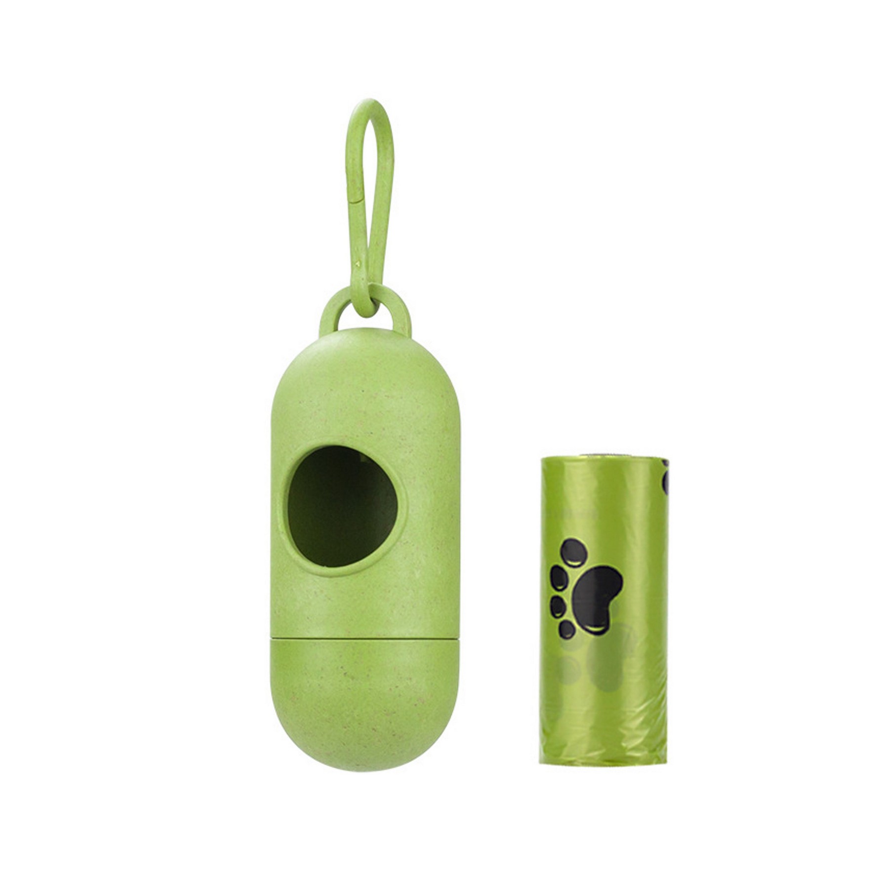 Dog Trash Bag with Wheat Straw Dispenser 9